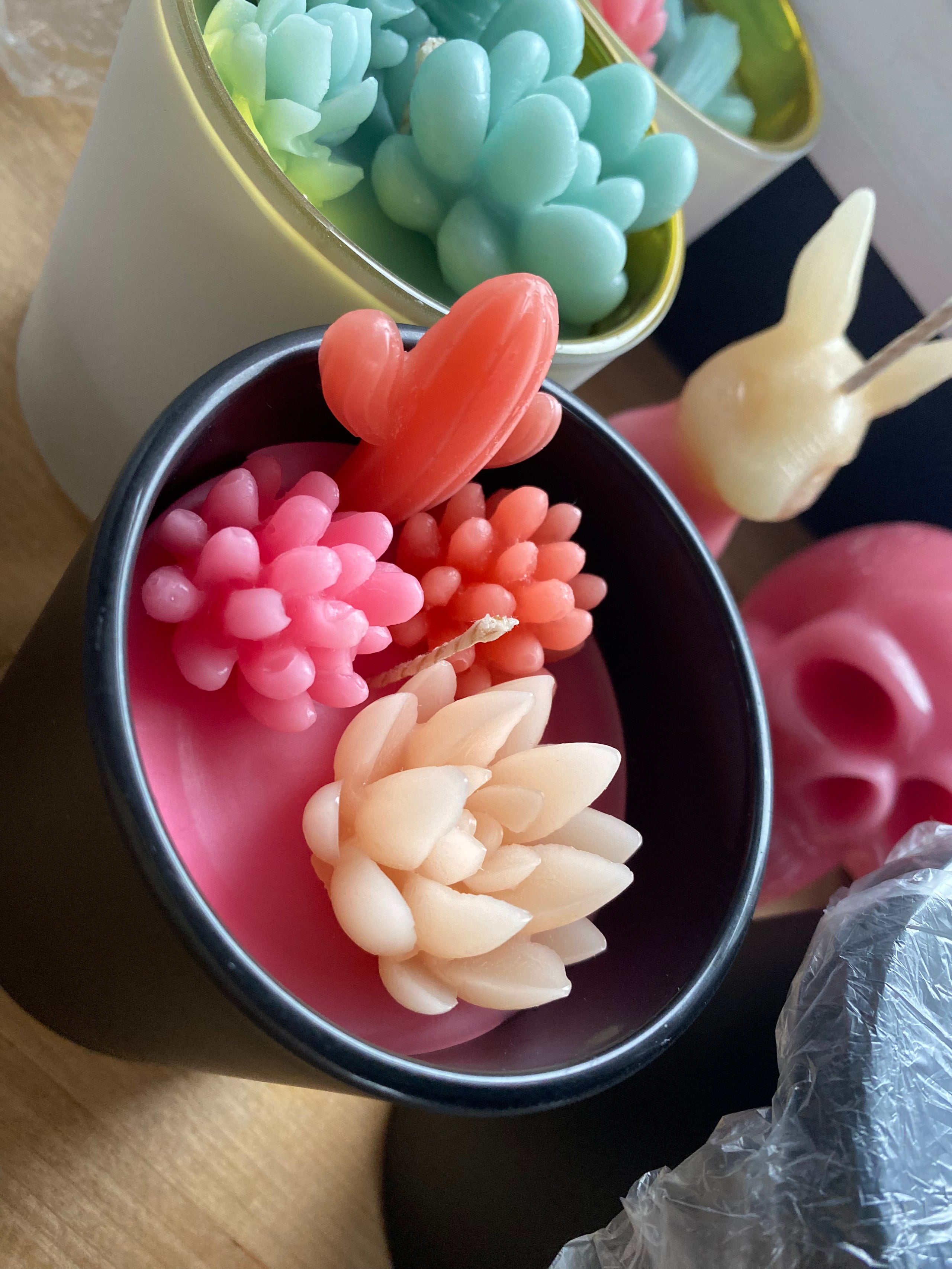 Succulent Candle